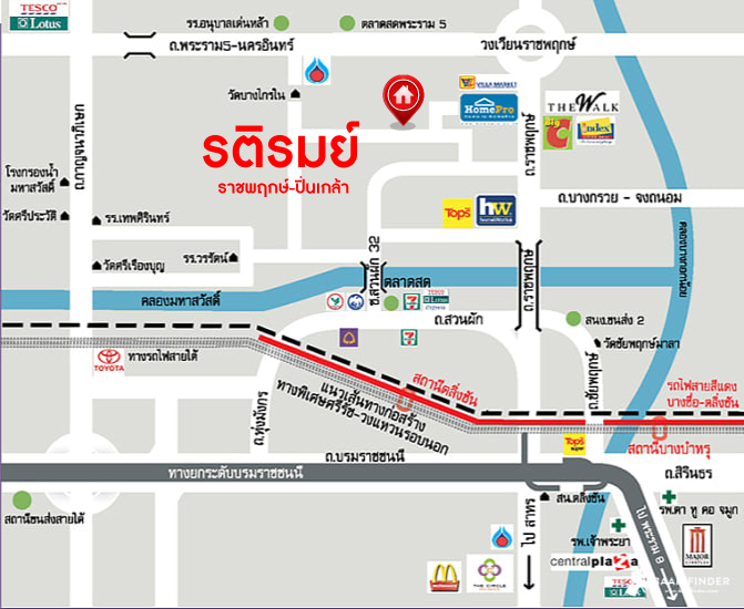 บ้านมือสองตกแต่งใหม่ โครงการ รติรมย์ ฟิฟท์ ราชพฤกษ์-ปิ่นเกล้า หลังมุม เนื้อที่ 57.5 ตร.ว. ฟังก์ชัน 3 ห้องนอน 3 ห้องน้ำ 2 ที่จอดรถ บรรยากาศเป็นส่วนตัว บนทำเลยอดนิยม เชื่อมต่อถนนสวนผัก, ถนนราชพฤกษ์, ถนนบางกรวย-ไทรน้อย ใกล้เซ็นทรัลเวสต์วิลล์ และจุดขึ้นทางด่วน "ศรีรัช"